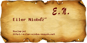 Eiler Niobé névjegykártya
